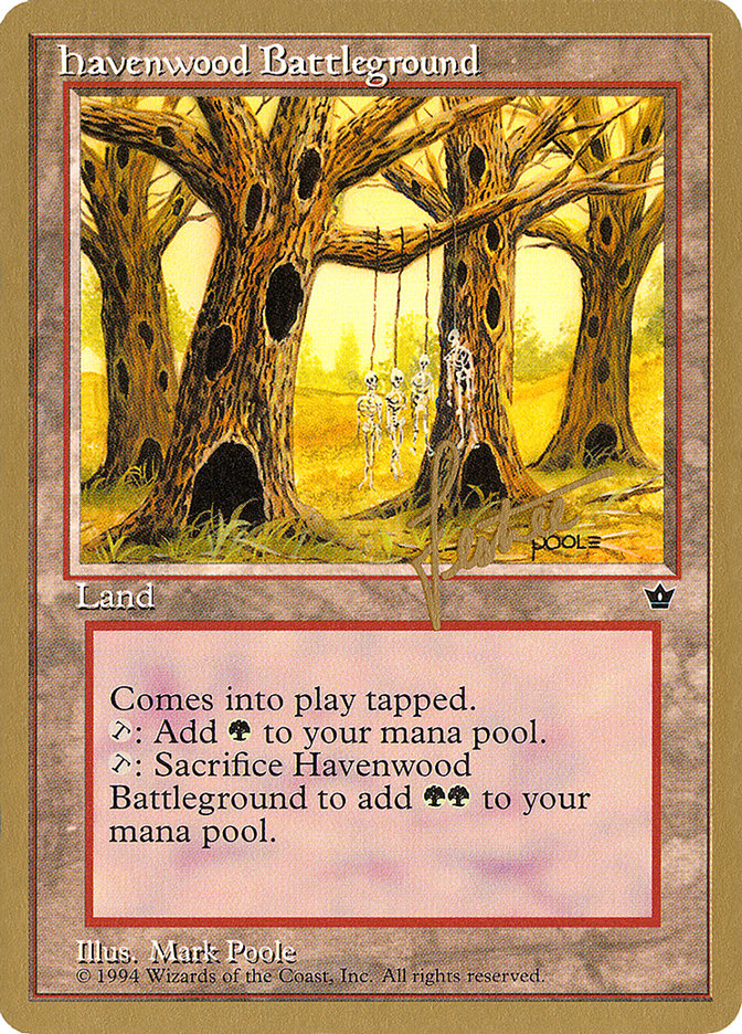 Havenwood Battleground (Bertrand Lestree) [Pro Tour Collector Set] | Empire Gaming NC