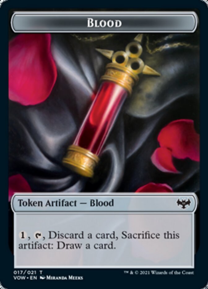 Blood Token [Innistrad: Crimson Vow Tokens] | Empire Gaming NC