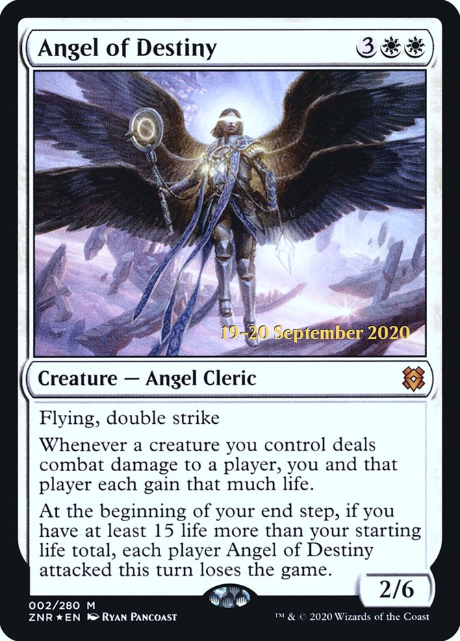 Angel of Destiny  [Zendikar Rising Prerelease Promos] | Empire Gaming NC