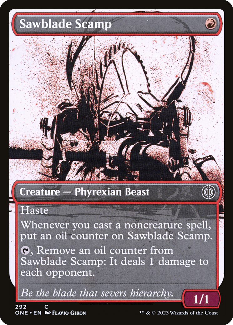 Sawblade Scamp (Showcase Ichor) [Phyrexia: All Will Be One] | Empire Gaming NC