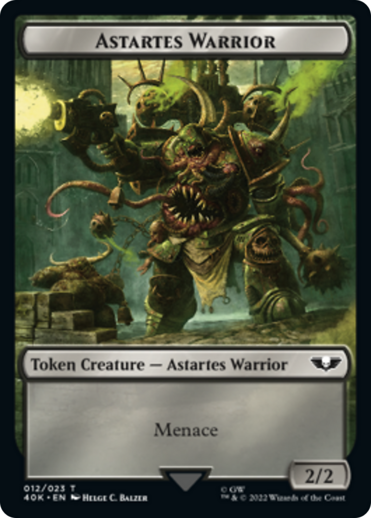 Astartes Warrior // Plaguebearer of Nurgle [Universes Beyond: Warhammer 40,000 Tokens] | Empire Gaming NC