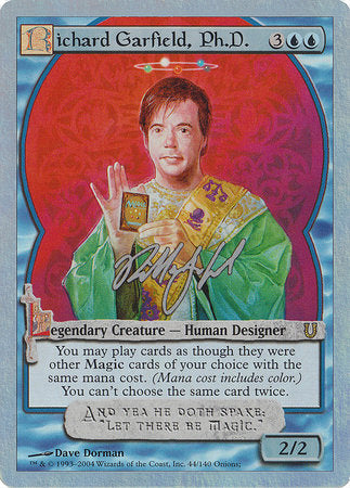 Richard Garfield, Ph.D. (Alternate Foil) [Unhinged] | Empire Gaming NC