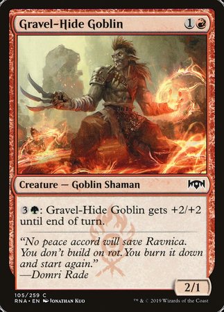 Gravel-Hide Goblin [Ravnica Allegiance] | Empire Gaming NC