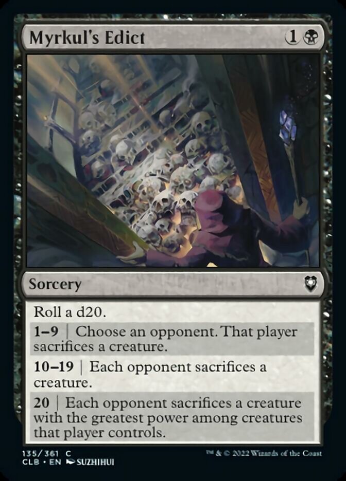 Myrkul's Edict [Commander Legends: Battle for Baldur's Gate] | Empire Gaming NC