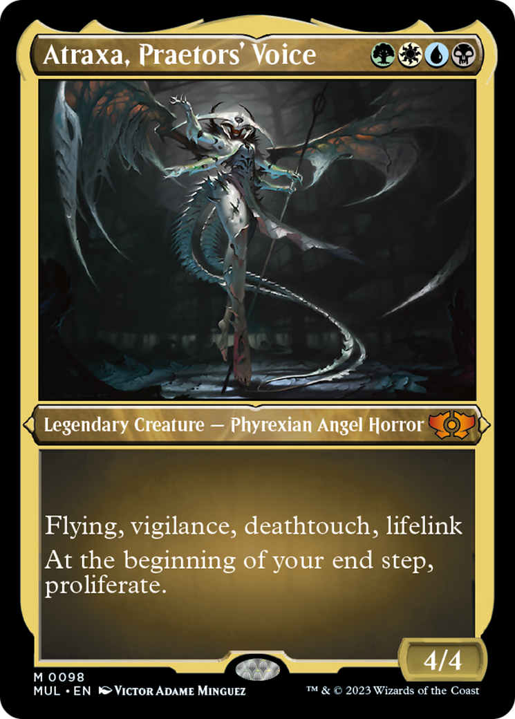 Atraxa, Praetors' Voice (Foil Etched) [Multiverse Legends] | Empire Gaming NC