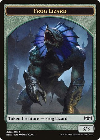 Frog Lizard Token [Ravnica Allegiance Tokens] | Empire Gaming NC