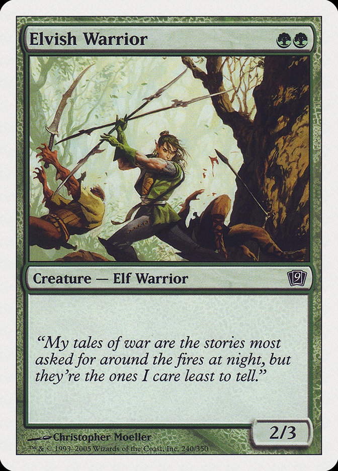 Elvish Warrior [Ninth Edition] | Empire Gaming NC