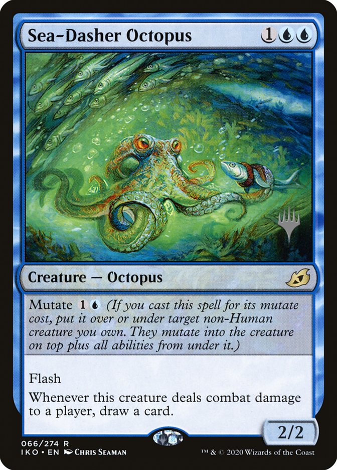 Sea-Dasher Octopus (Promo Pack) [Ikoria: Lair of Behemoths Promos] | Empire Gaming NC