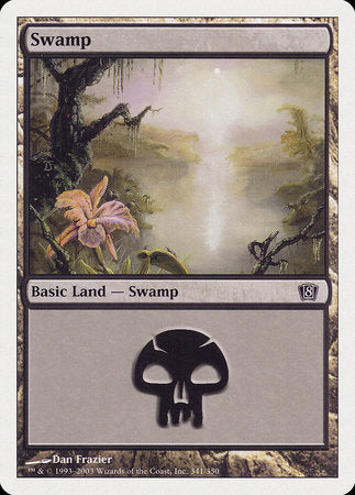 Swamp (341) [Eighth Edition] | Empire Gaming NC