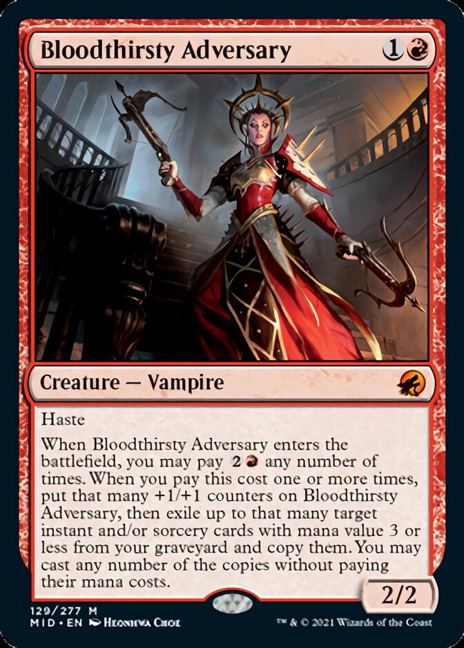 Bloodthirsty Adversary [Innistrad: Midnight Hunt] | Empire Gaming NC