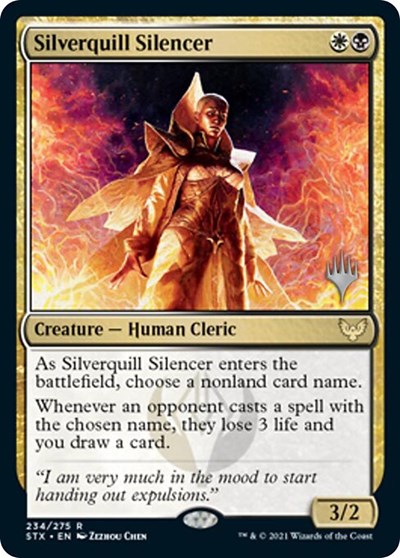 Silverquill Silencer (Promo Pack) [Strixhaven: School of Mages Promos] | Empire Gaming NC