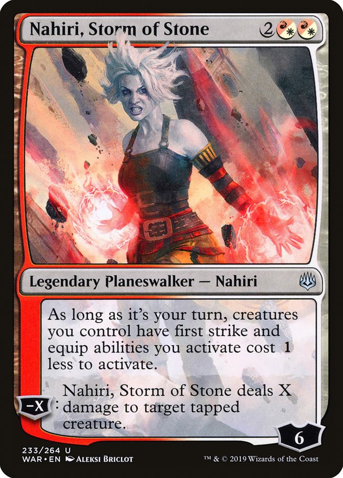 Nahiri, Storm of Stone [War of the Spark] | Empire Gaming NC