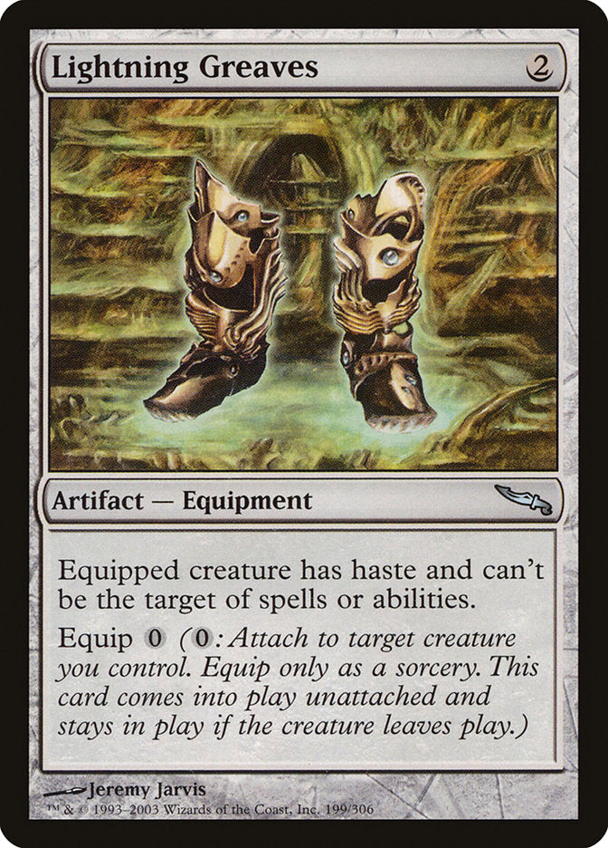 Lightning Greaves [Mirrodin] | Empire Gaming NC