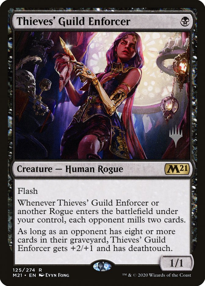 Thieves' Guild Enforcer (Promo Pack) [Core Set 2021 Promos] | Empire Gaming NC