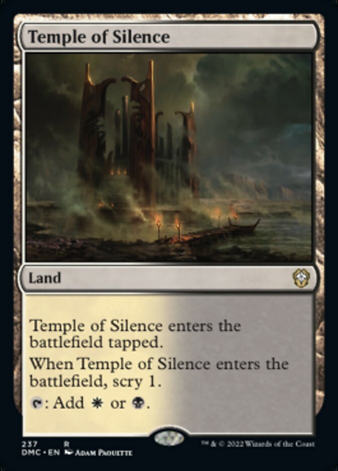 Temple of Silence [Dominaria United Commander] | Empire Gaming NC