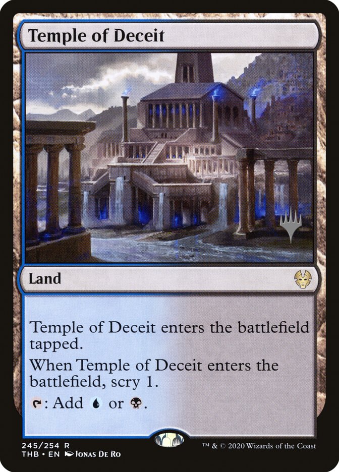 Temple of Deceit (Promo Pack) [Theros Beyond Death Promos] | Empire Gaming NC