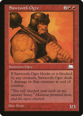Sawtooth Ogre [Weatherlight] | Empire Gaming NC