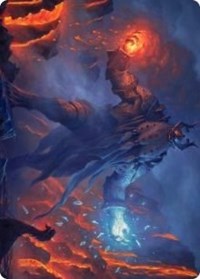 Aegar, the Freezing Flame Art Card [Kaldheim: Art Series] | Empire Gaming NC