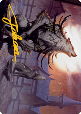 Lord of the Ulvenwald Art Card (Gold-Stamped Signature) [Innistrad: Midnight Hunt Art Series] | Empire Gaming NC