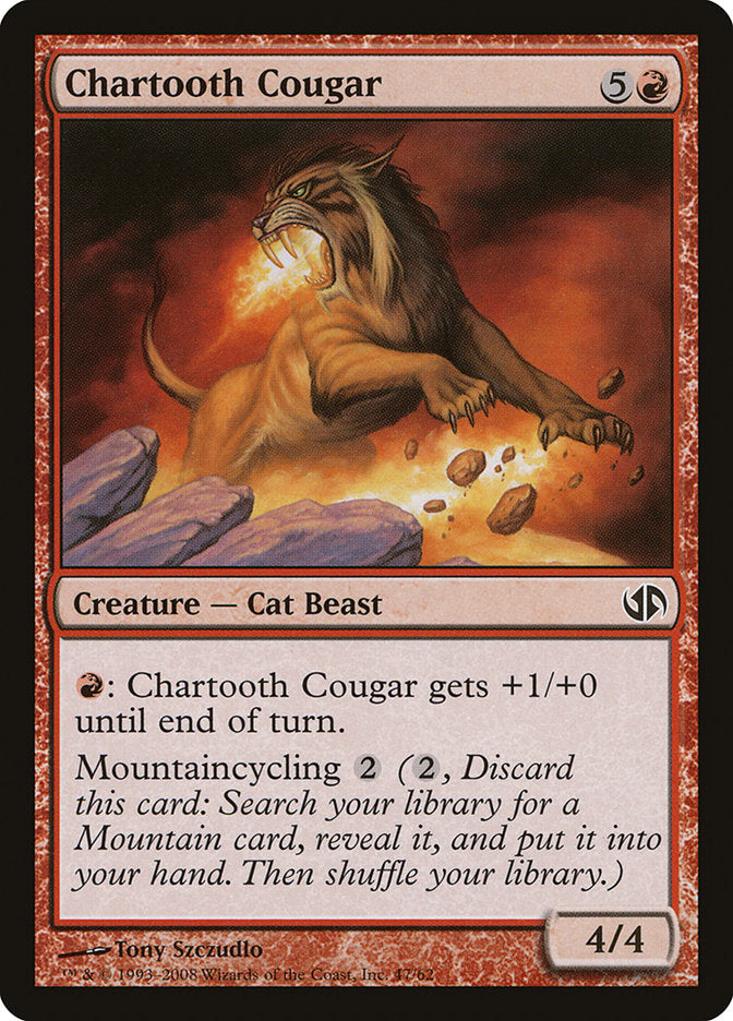 Chartooth Cougar [Duel Decks: Jace vs. Chandra] | Empire Gaming NC