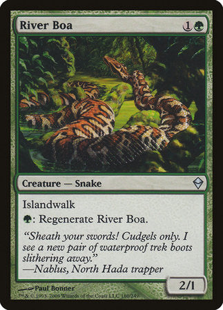 River Boa [Zendikar] | Empire Gaming NC