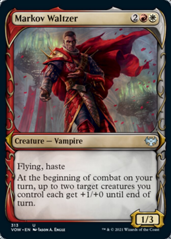 Markov Waltzer (Showcase Fang Frame) [Innistrad: Crimson Vow] | Empire Gaming NC