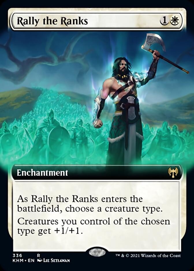 Rally the Ranks (Extended Art) [Kaldheim] | Empire Gaming NC