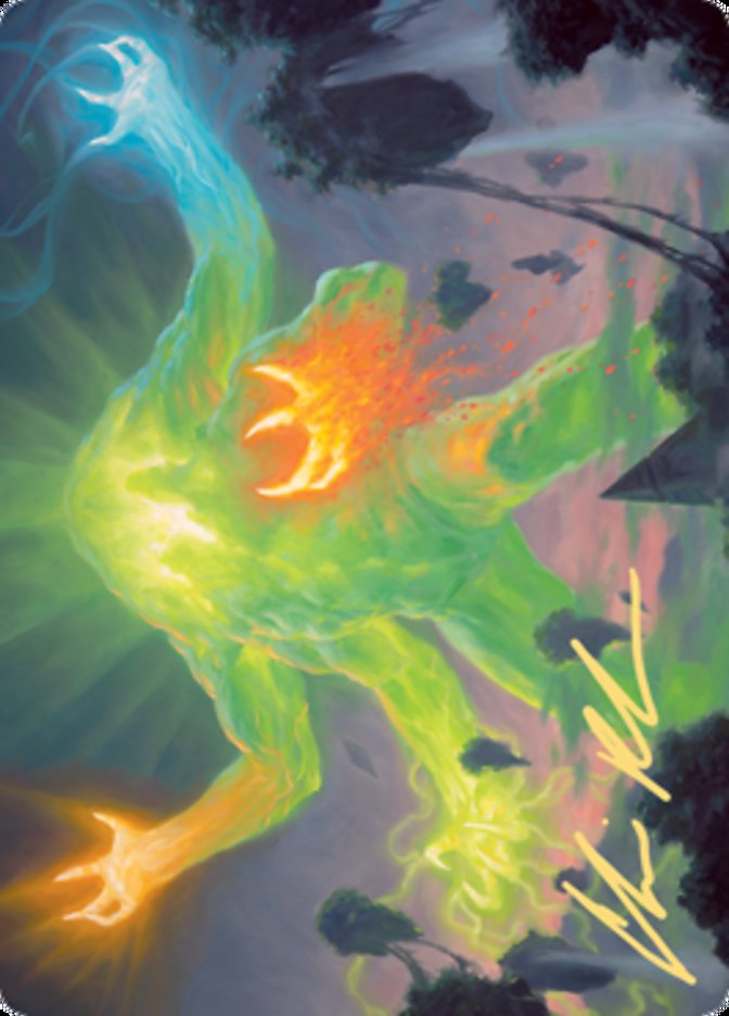 Omnath, Locus of Creation Art Card (Gold-Stamped Signature) [Zendikar Rising Art Series] | Empire Gaming NC