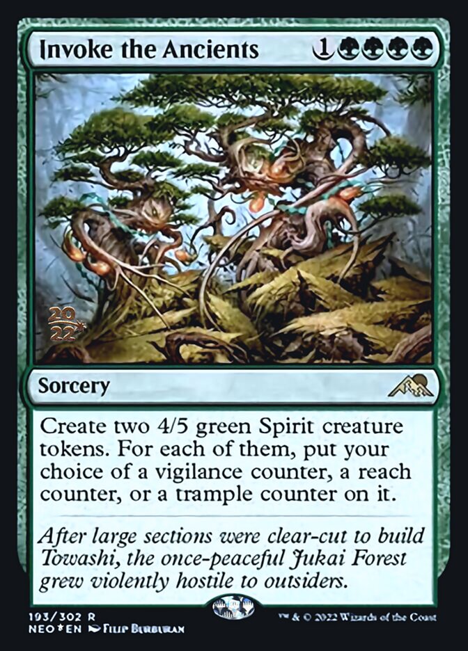 Invoke the Ancients [Kamigawa: Neon Dynasty Prerelease Promos] | Empire Gaming NC