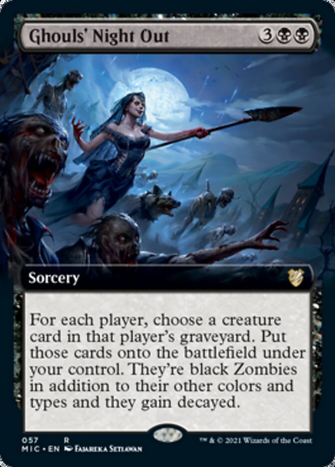 Ghouls' Night Out (Extended) [Innistrad: Midnight Hunt Commander] | Empire Gaming NC