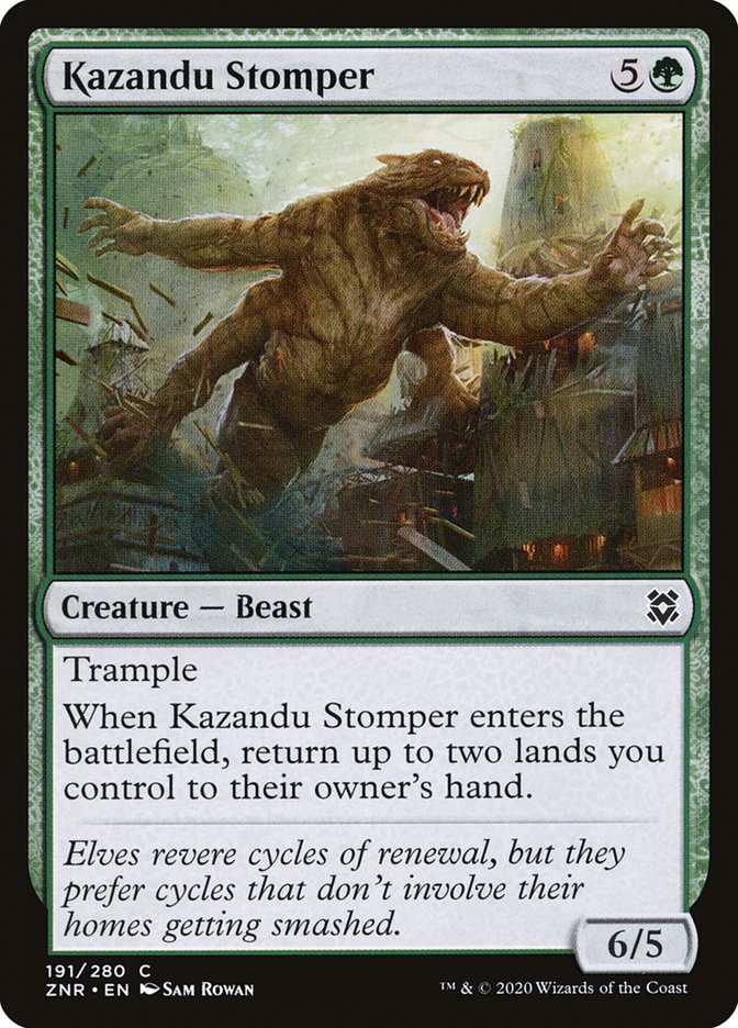 Kazandu Stomper [Zendikar Rising] | Empire Gaming NC