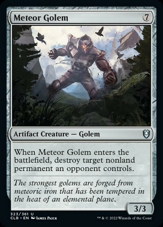 Meteor Golem [Commander Legends: Battle for Baldur's Gate] | Empire Gaming NC