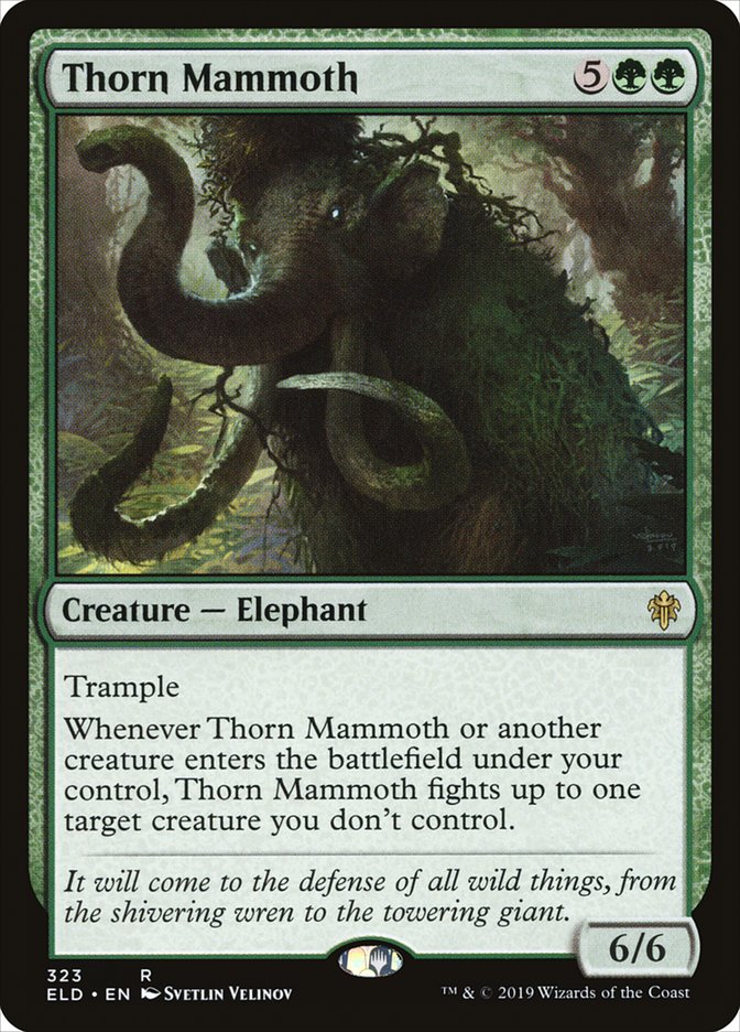 Thorn Mammoth [Throne of Eldraine] | Empire Gaming NC