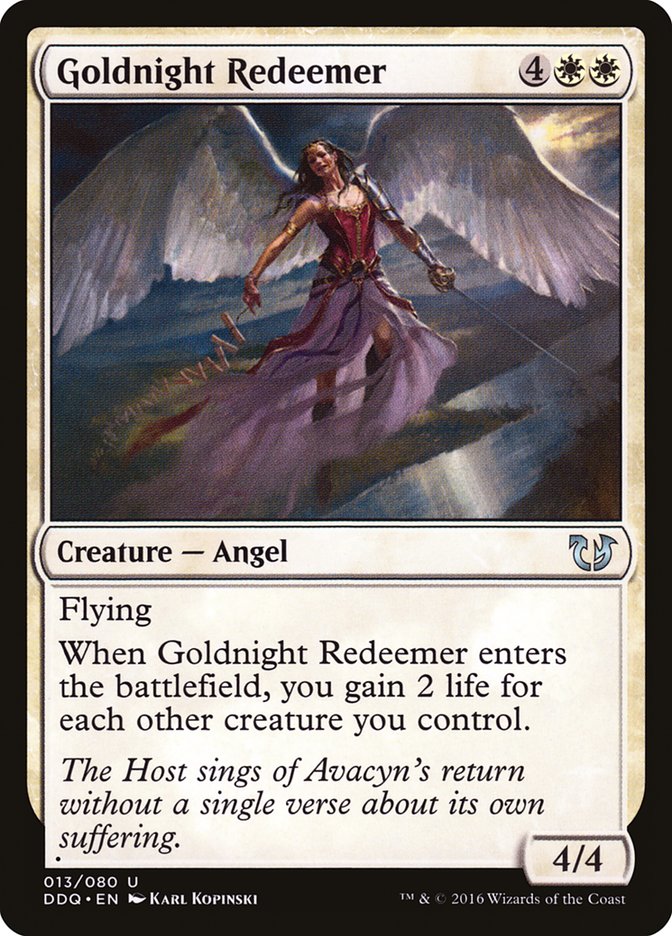 Goldnight Redeemer [Duel Decks: Blessed vs. Cursed] | Empire Gaming NC