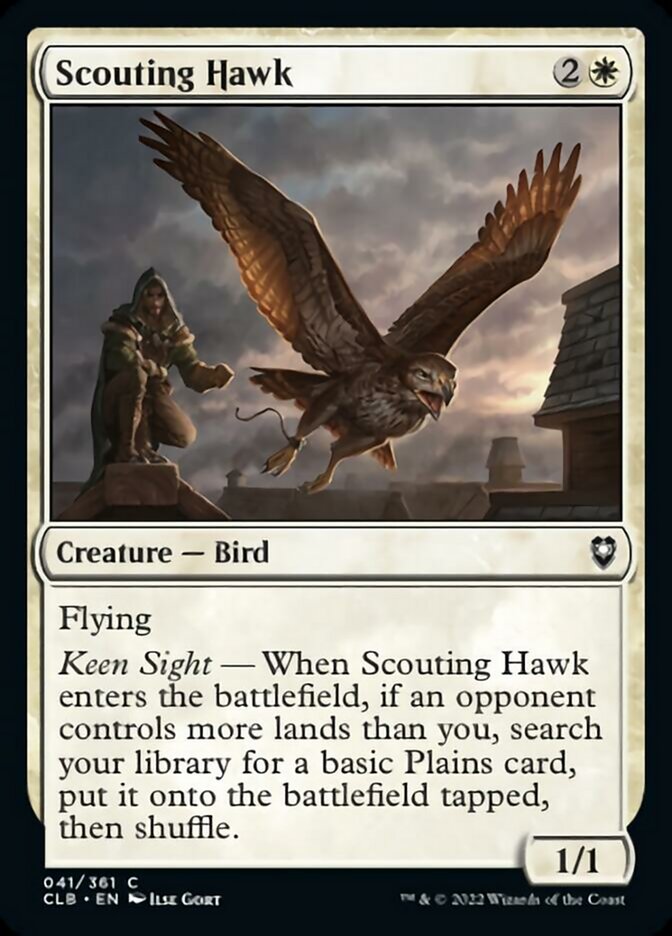 Scouting Hawk [Commander Legends: Battle for Baldur's Gate] | Empire Gaming NC