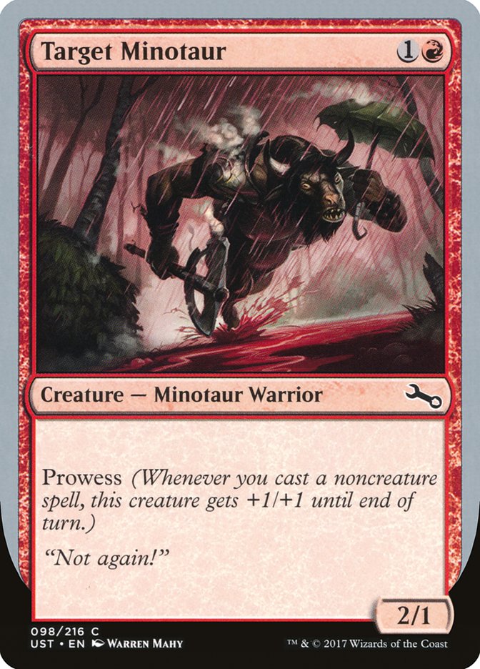 Target Minotaur (Rain Art) [Unstable] | Empire Gaming NC