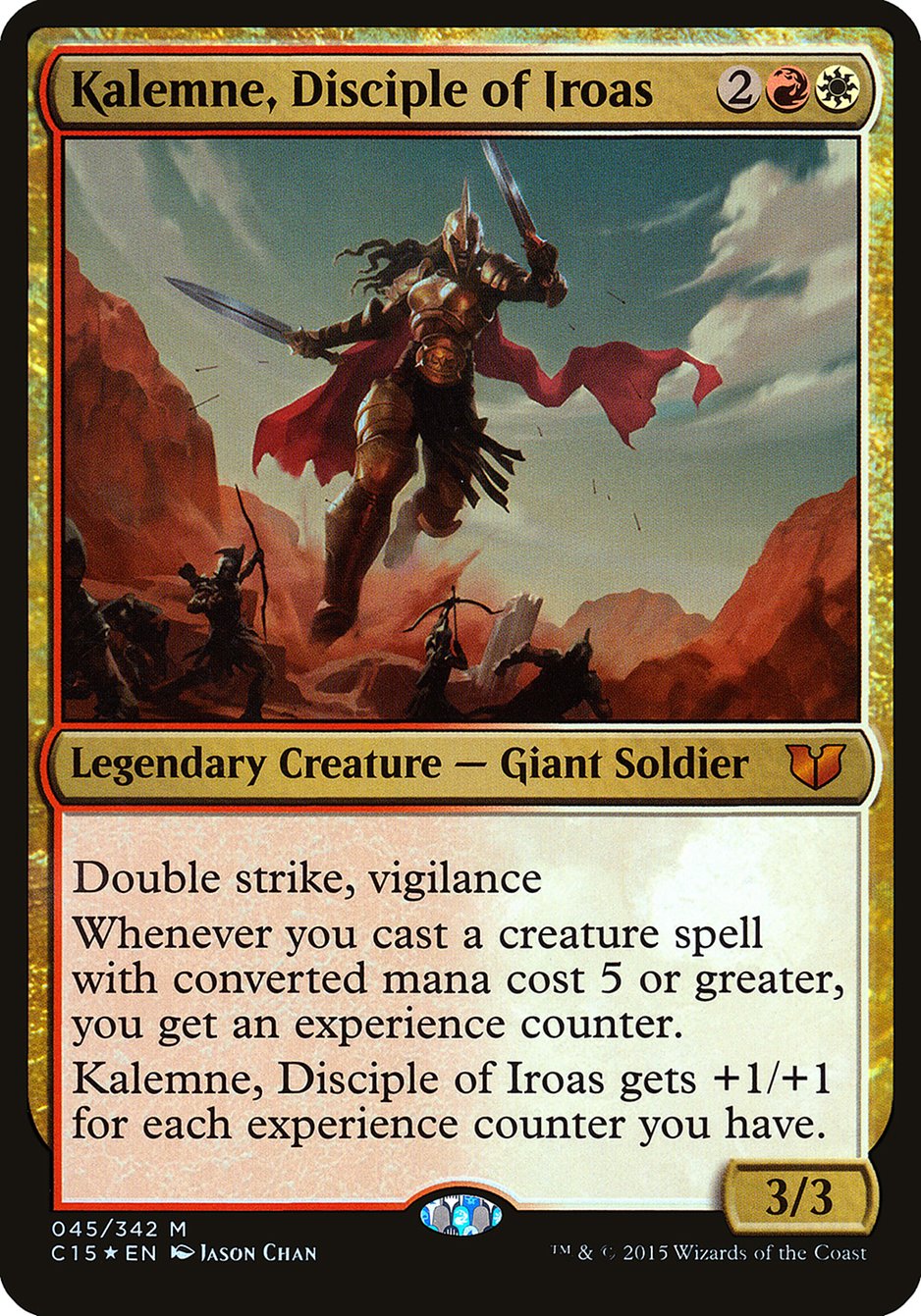 Kalemne, Disciple of Iroas (Oversized) [Commander 2015 Oversized] | Empire Gaming NC