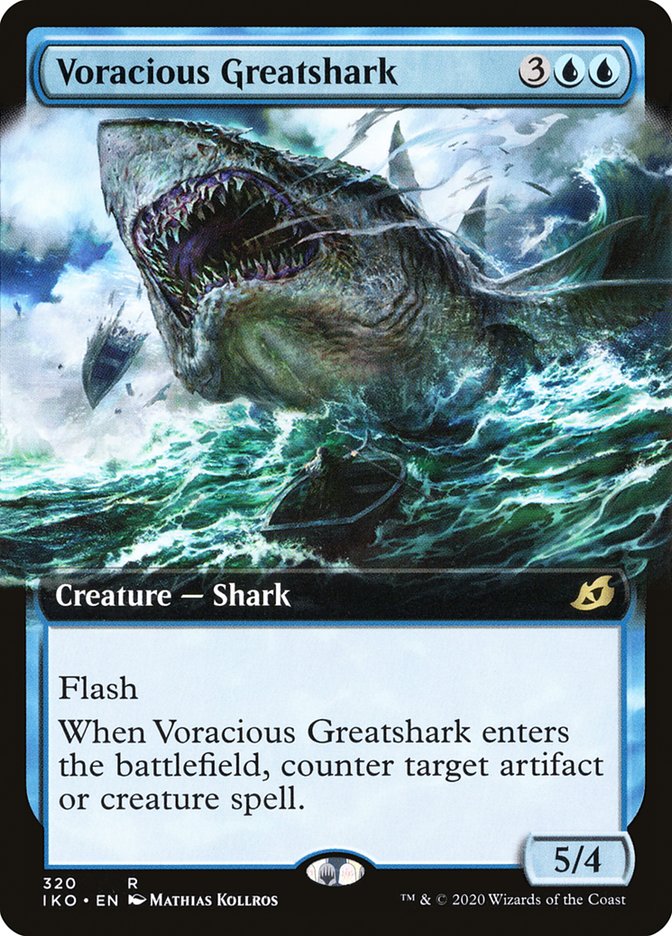 Voracious Greatshark (Extended Art) [Ikoria: Lair of Behemoths] | Empire Gaming NC