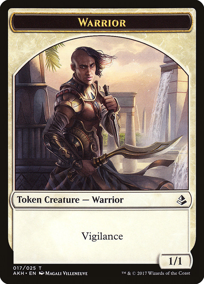 Warrior Token [Amonkhet Tokens] | Empire Gaming NC