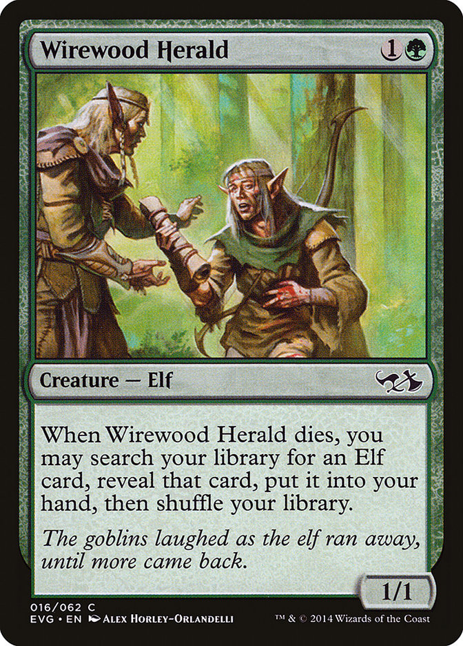 Wirewood Herald (Elves vs. Goblins) [Duel Decks Anthology] | Empire Gaming NC