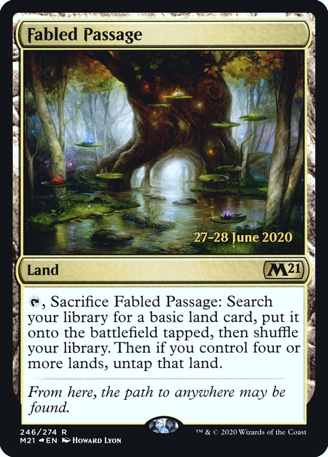 Fabled Passage  [Core Set 2021 Prerelease Promos] | Empire Gaming NC