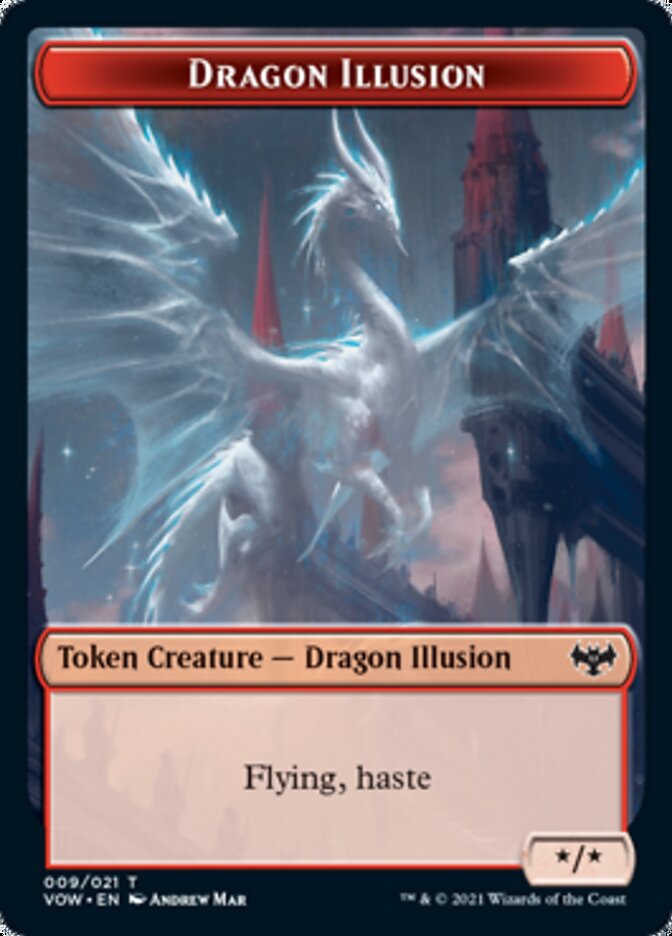 Dragon Illusion Token [Innistrad: Crimson Vow Tokens] | Empire Gaming NC