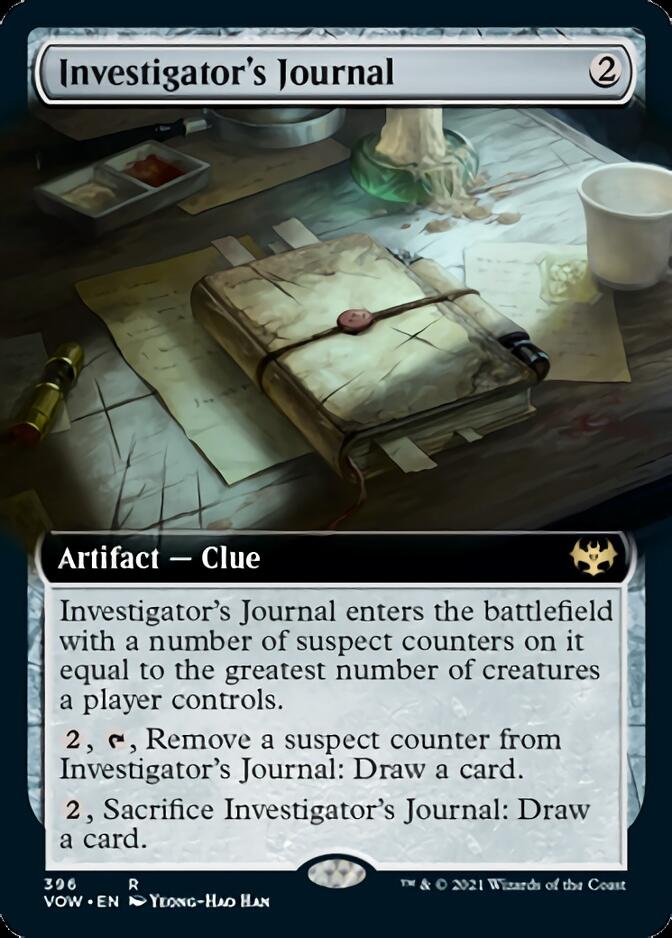 Investigator's Journal (Extended) [Innistrad: Crimson Vow] | Empire Gaming NC