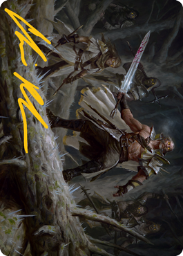 Tovolar, Dire Overlord 1 Art Card (Gold-Stamped Signature) [Innistrad: Midnight Hunt Art Series] | Empire Gaming NC