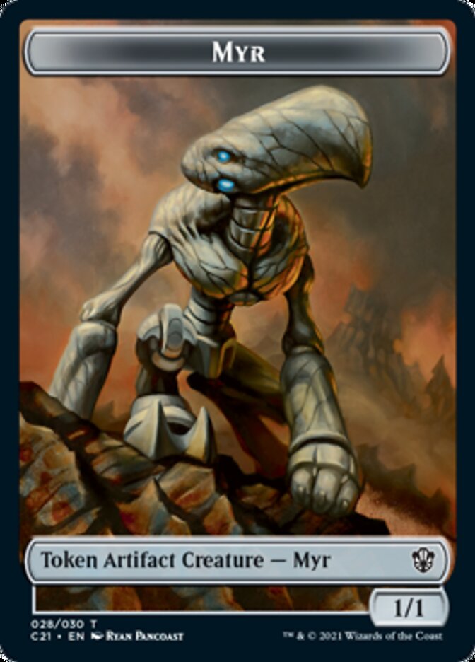 Myr // Treasure Token [Commander 2021 Tokens] | Empire Gaming NC