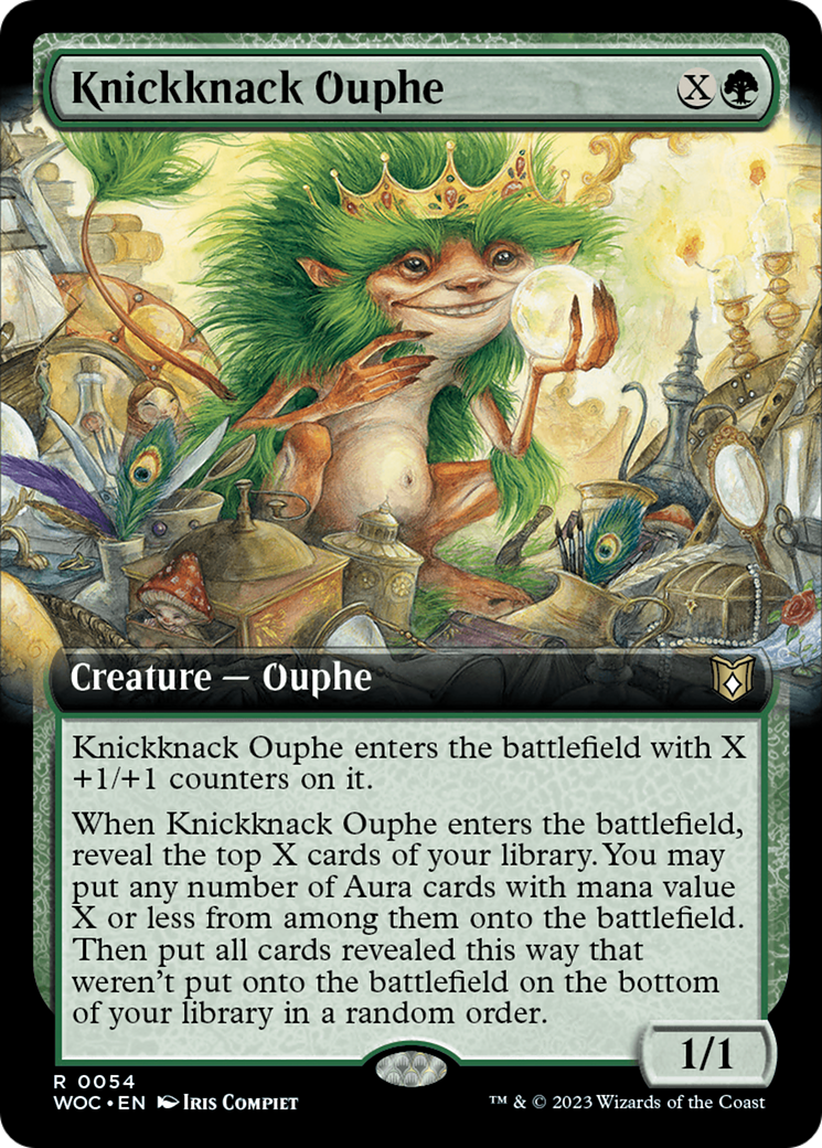 Knickknack Ouphe (Extended Art) [Wilds of Eldraine Commander] | Empire Gaming NC