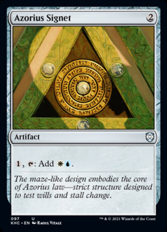 Azorius Signet [Kaldheim Commander] | Empire Gaming NC