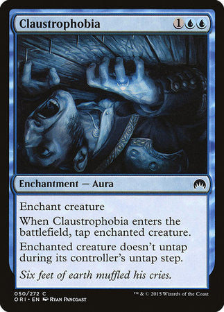 Claustrophobia [Magic Origins] | Empire Gaming NC