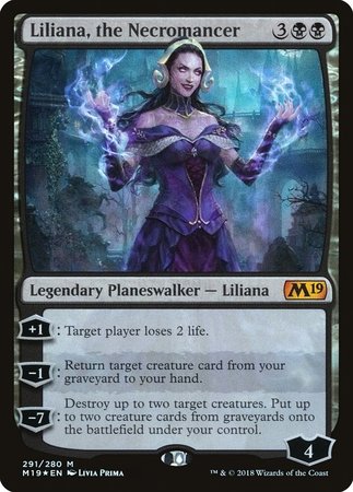 Liliana, the Necromancer [Core Set 2019] | Empire Gaming NC