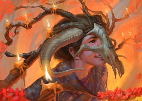 Hedgewitch's Mask Art Card [Innistrad: Midnight Hunt Art Series] | Empire Gaming NC